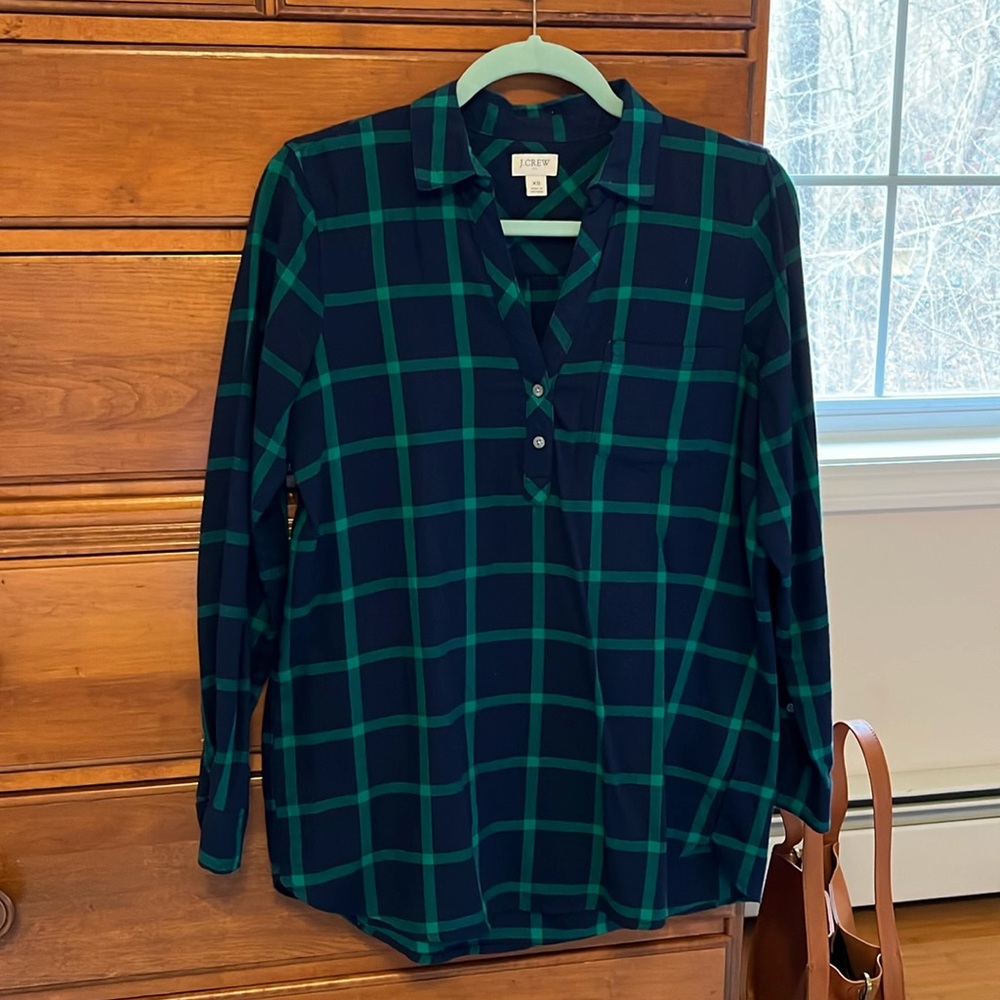 Plaid tunic